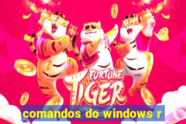 comandos do windows r